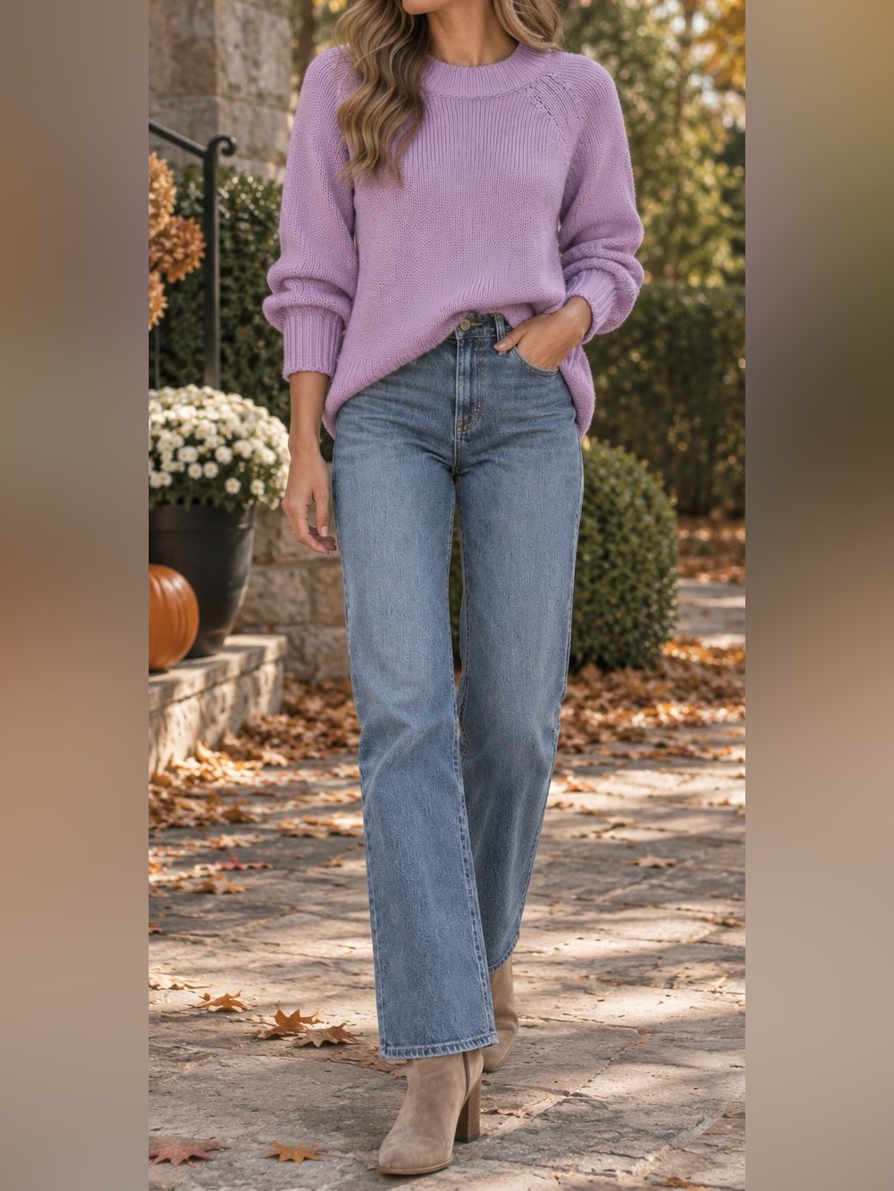 Tuckernuck Lavender Crewneck Sweater - Size L